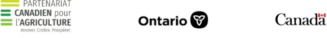 L’Initiative ontarienne de soutien pour les carrières en agroalimentaire a été financée en partie par le Partenariat canadien pour l’agriculture (le Partenariat), un accord quinquennal des gouvernements fédéral, provinciaux et territoriaux. Ce programme est administré par l’Agricultural Adaptation Council (AAC) au nom du ministère de l’agriculture, de l’alimentation et des affaires rurales de l’Ontario.