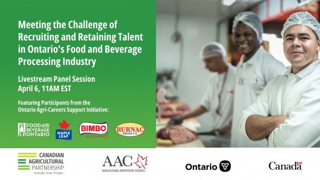 Recruit and Retain Talent in Ontario's Food & Beverage Processing Industry